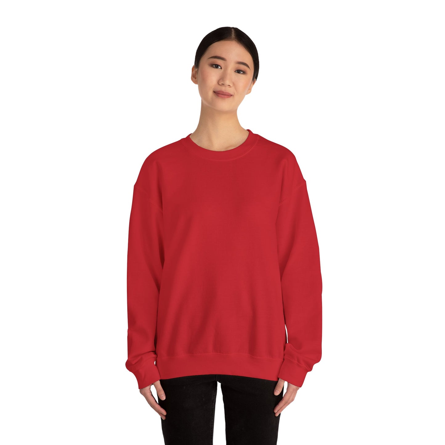 Wanna Date me? Customizable QR CODE Unisex Heavy Blend™ Crewneck Sweatshirt - Crypto Coin Display