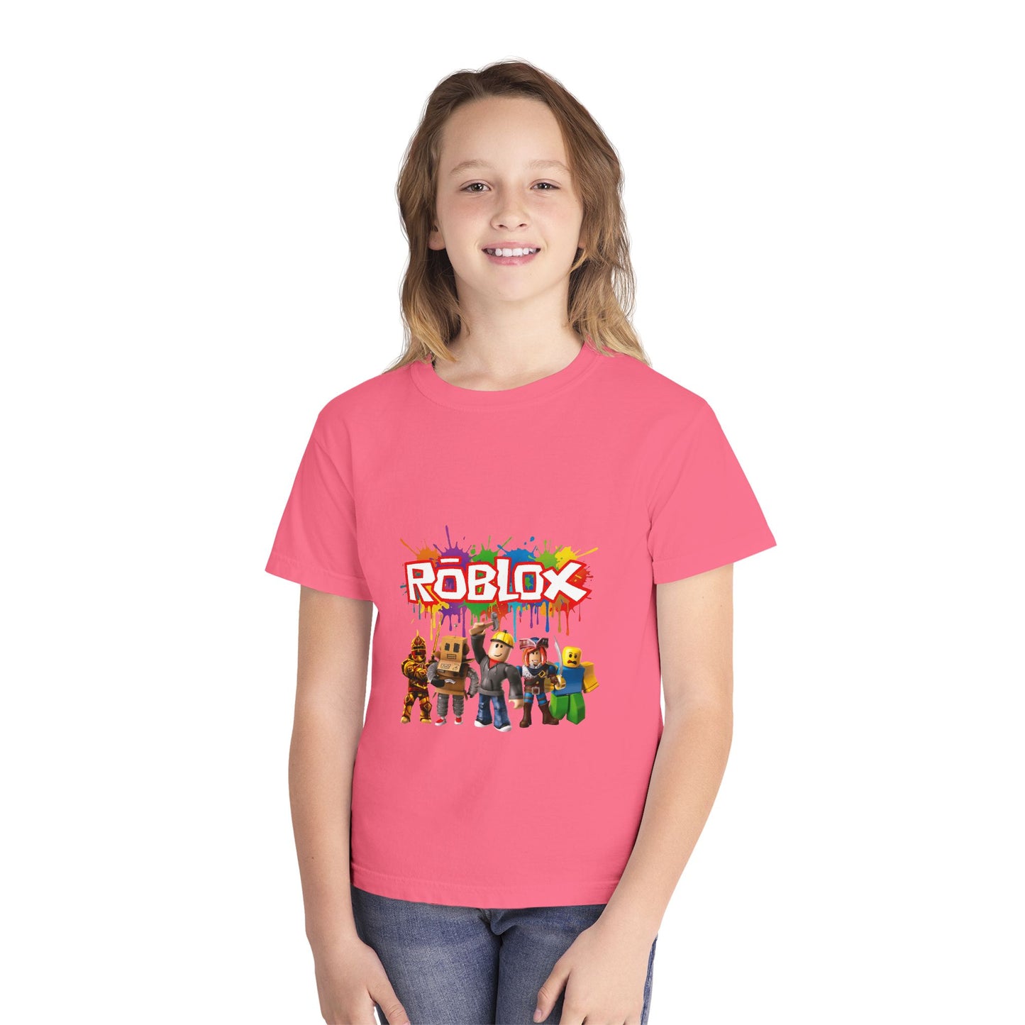 Roblox Kids Tee — Colorful Roblox Characters Youth T‑Shirt