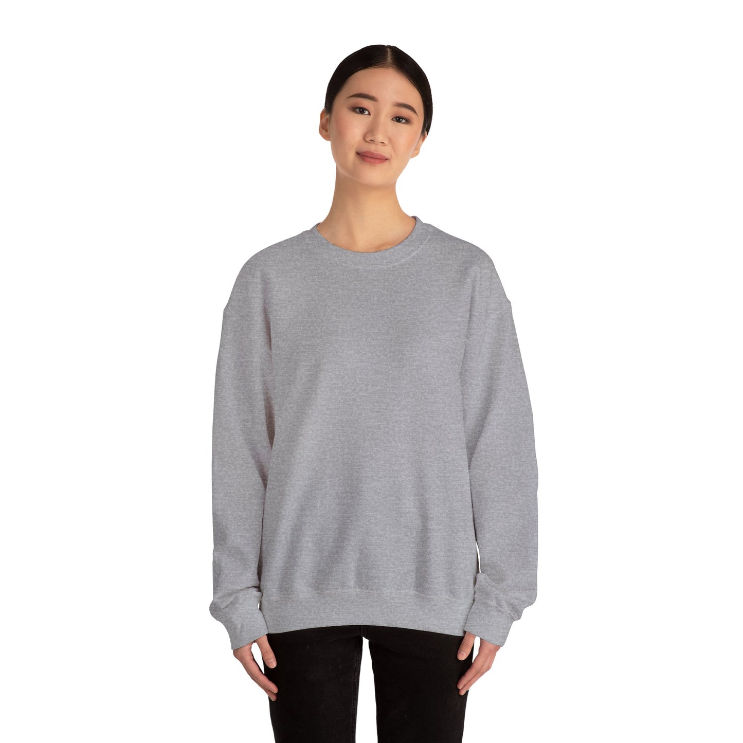 Wanna Date me? Customizable QR CODE Unisex Heavy Blend™ Crewneck Sweatshirt - Crypto Coin Display