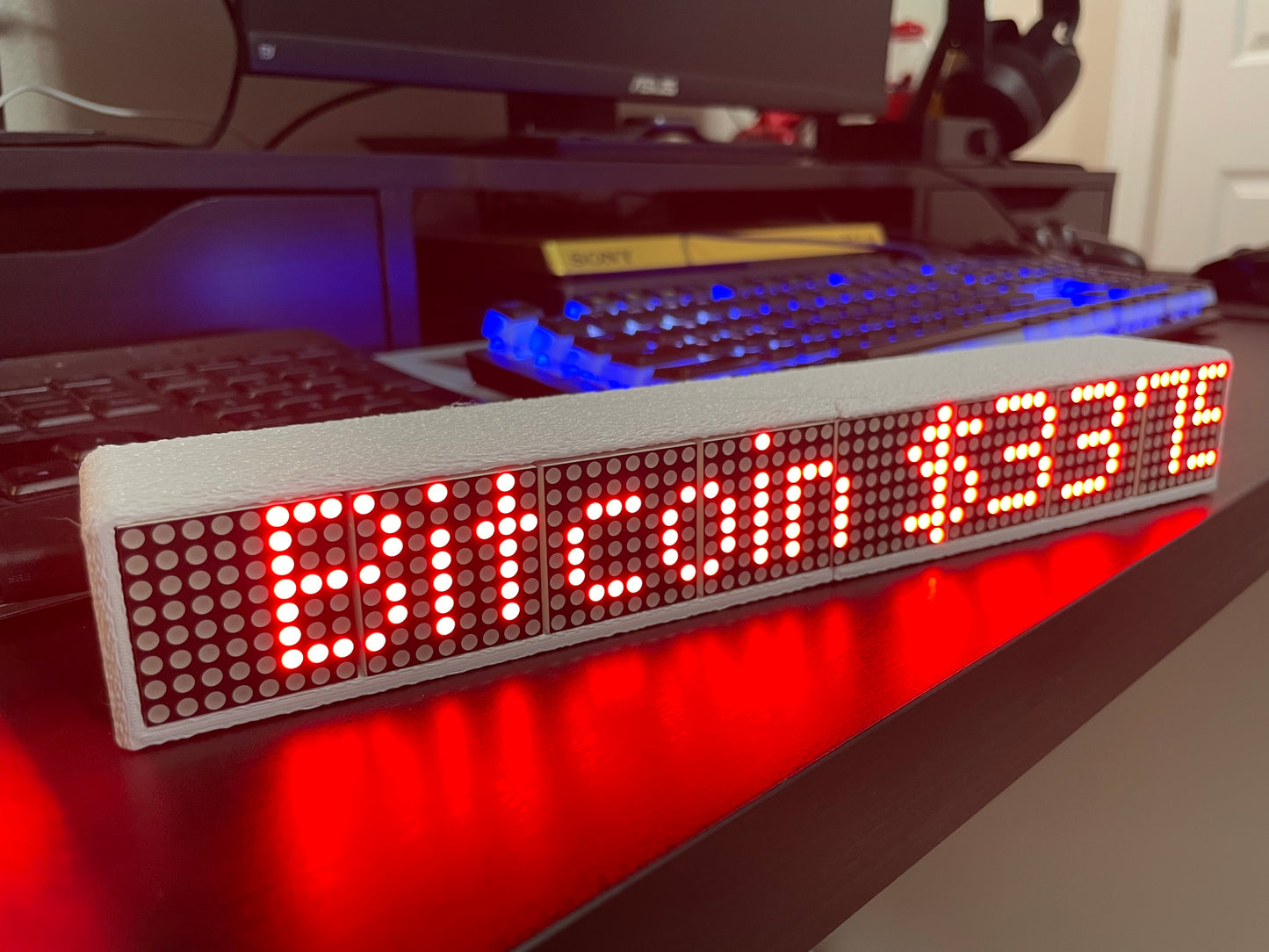 10” Crypto Coin Price Ticker Matrix Display Wi-Fi - Crypto Coin Display