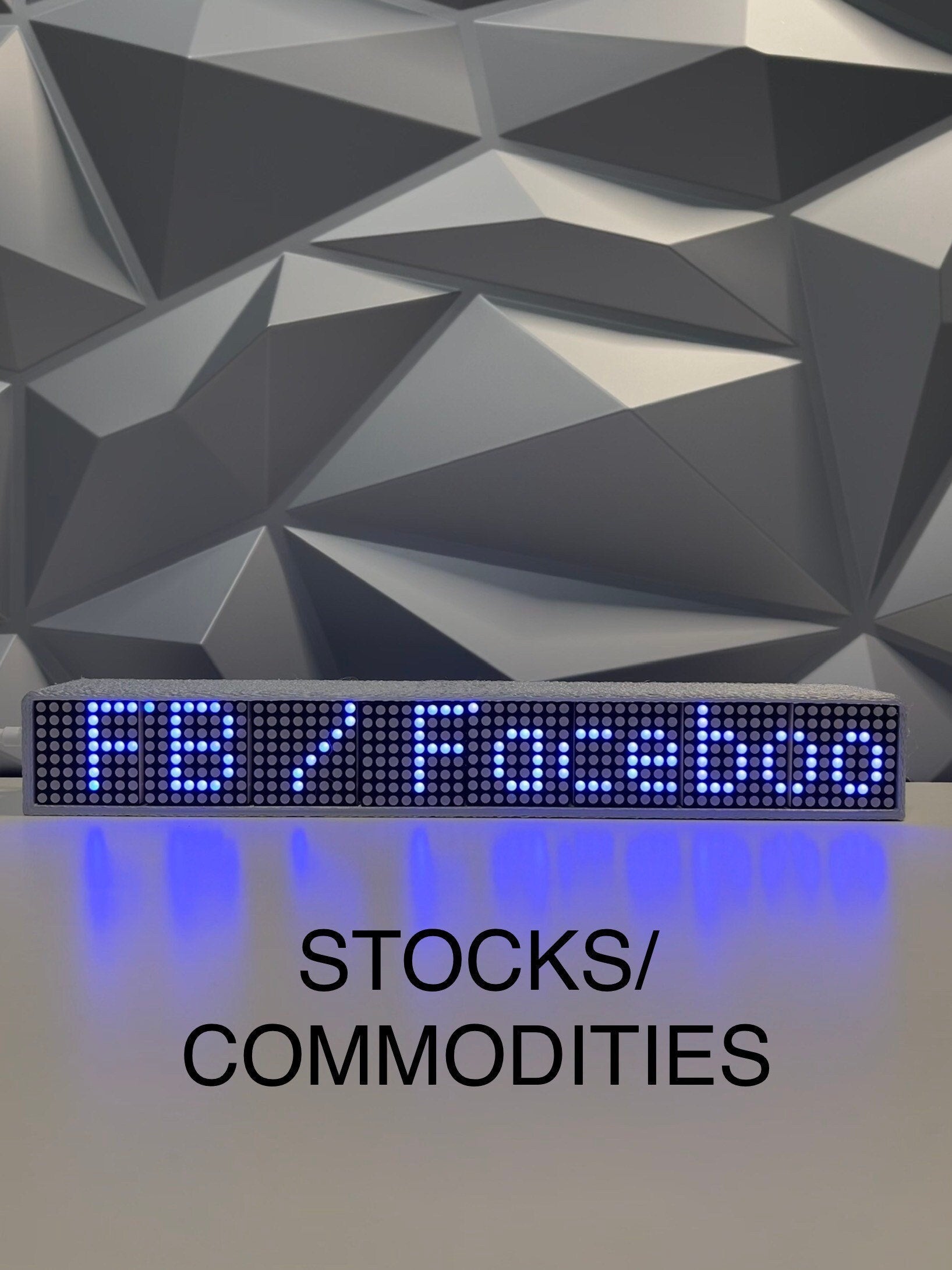 Stock/Commodity Price Ticker Display - Crypto Coin Display