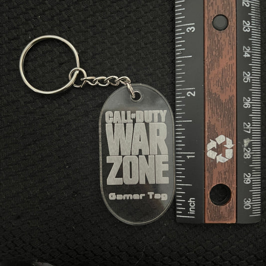 COD MW ll Gamer Tag Keychain - Crypto Coin Display