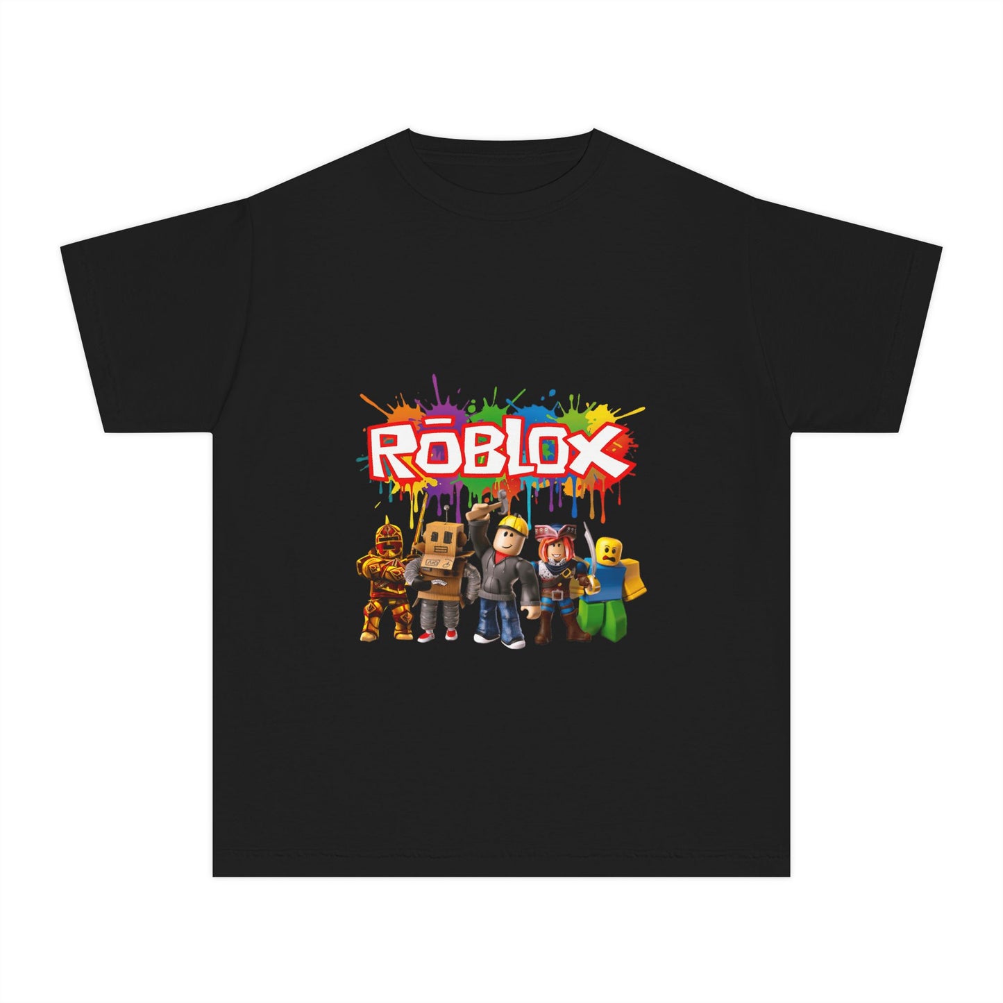 Roblox Kids Tee — Colorful Roblox Characters Youth T‑Shirt