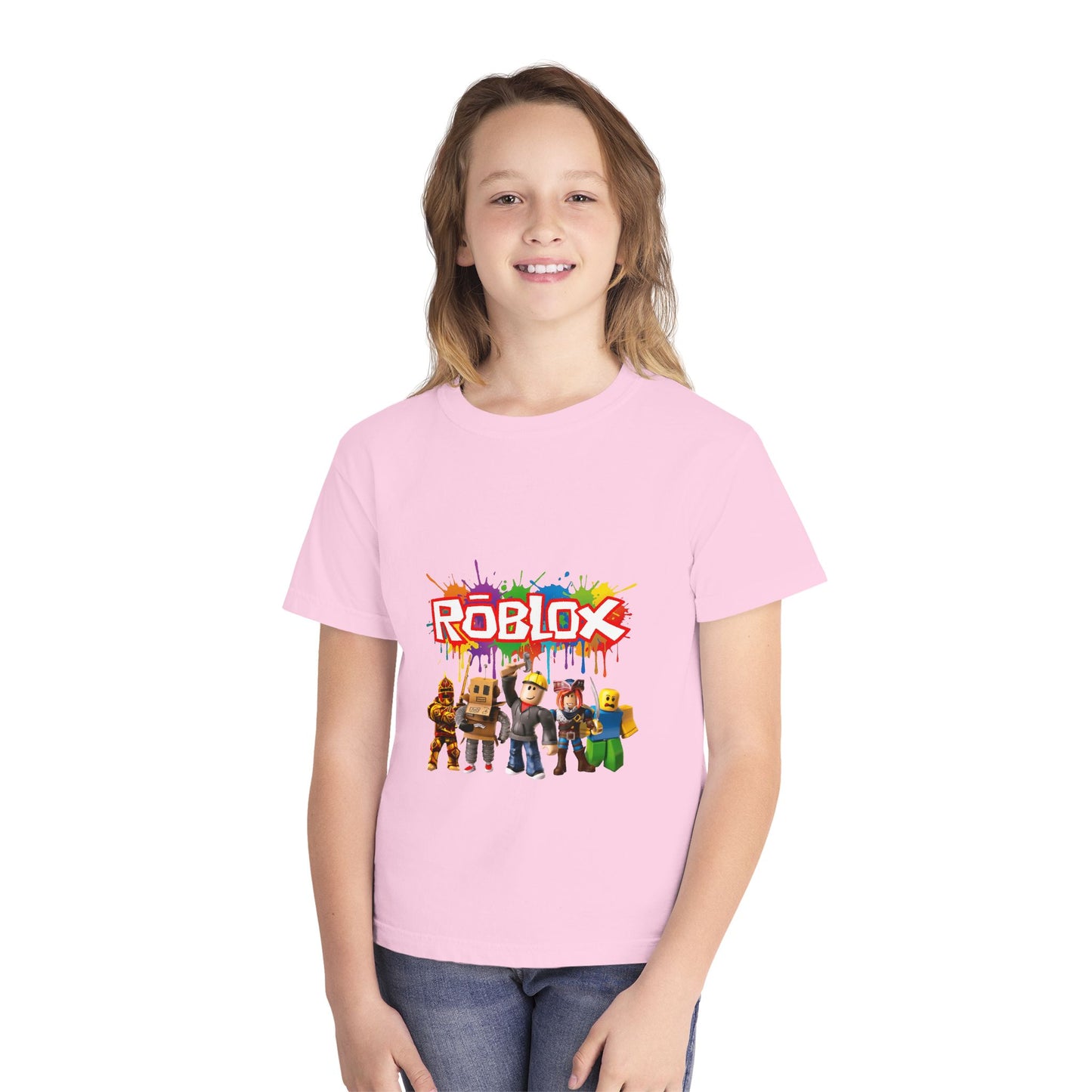 Roblox Kids Tee — Colorful Roblox Characters Youth T‑Shirt