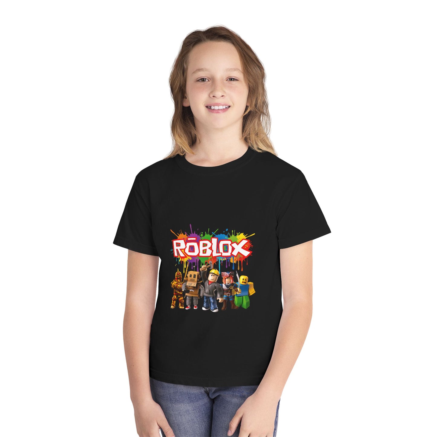 Roblox Kids Tee — Colorful Roblox Characters Youth T‑Shirt