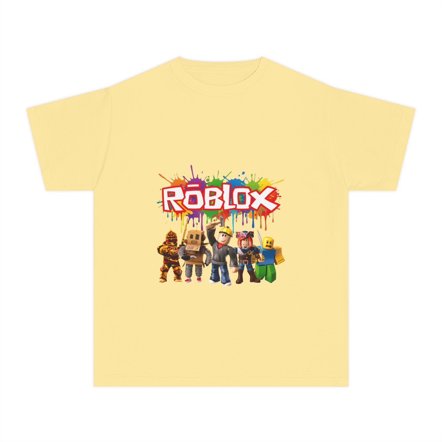 Roblox Kids Tee — Colorful Roblox Characters Youth T‑Shirt