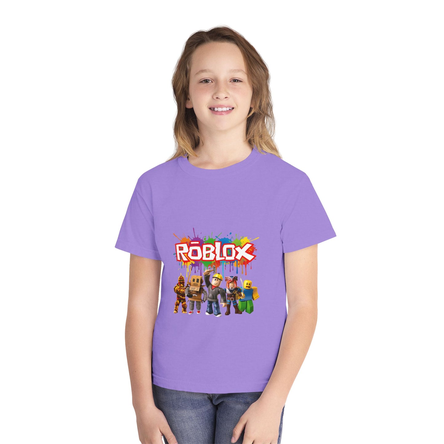 Roblox Kids Tee — Colorful Roblox Characters Youth T‑Shirt