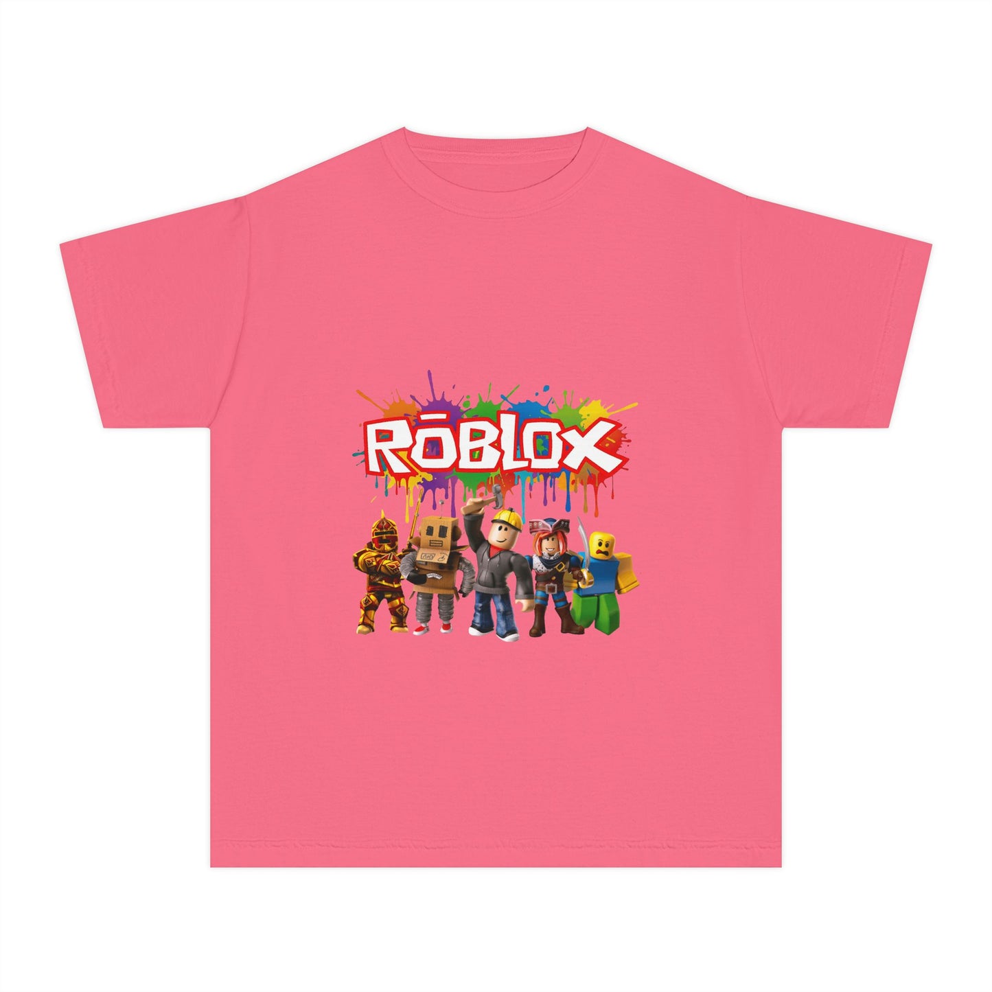 Roblox Kids Tee — Colorful Roblox Characters Youth T‑Shirt