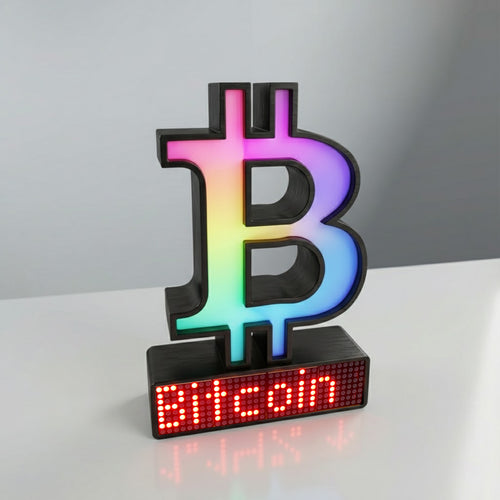 Bitcoin Crypto Coin Price Ticker Display - Crypto Coin Display