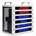 10inch 1RU Network Server Rack Mount Led Display fits GeekPi DeskPi Rackmate, SPORTS, STOCKS, CRYPTO, ETF’s, YouTube Subscriber, Prometheus, MQTT - Crypto Coin Display