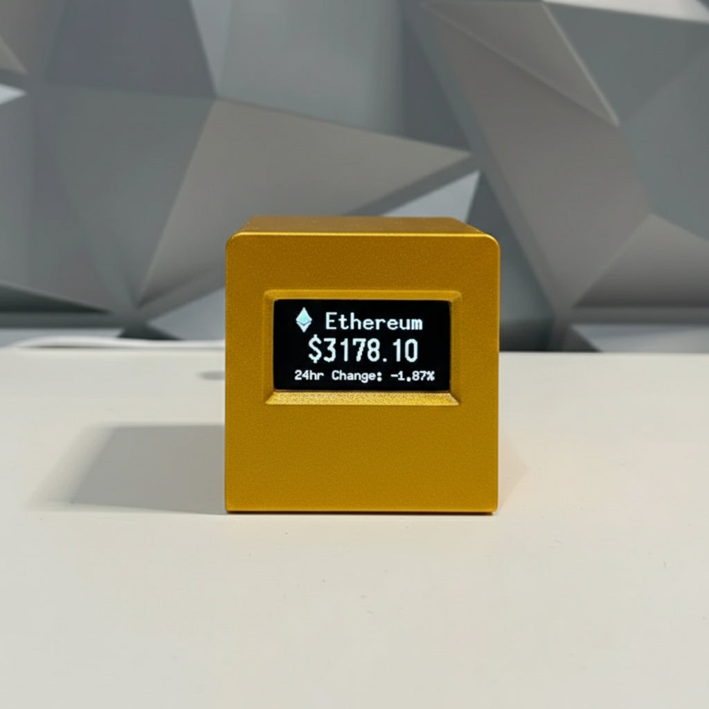 Desktop Crypto and Stock LIVE Price Ticker Display - Crypto Coin Display