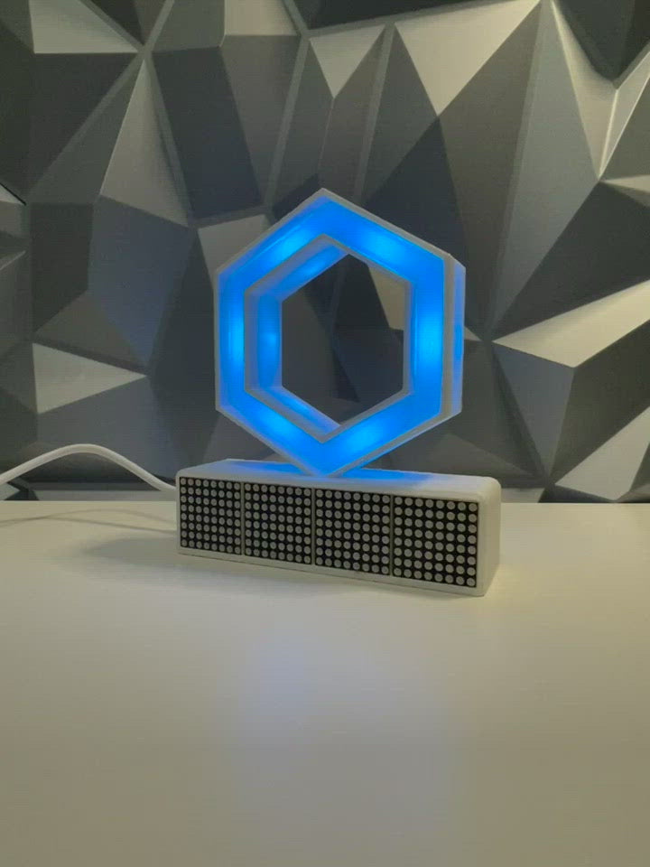 CHAINLINK Crypto Coin Price Ticker Display Wifi