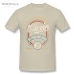 Bitcoin Vintage In Crypto We Trust Cryptocurrency T Shirts Men 100% Cotton Novelty T-Shirts Crewneck Tees Clothing Unique - Crypto Coin Display