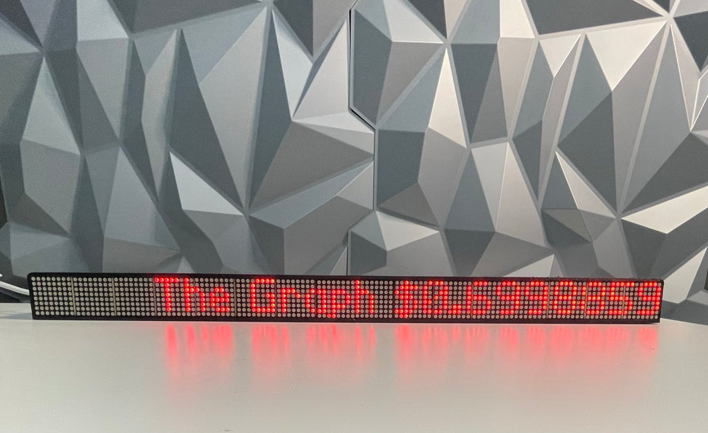 20” Crypto Coin Price Ticker Matrix Display Wi-Fi - Crypto Coin Display