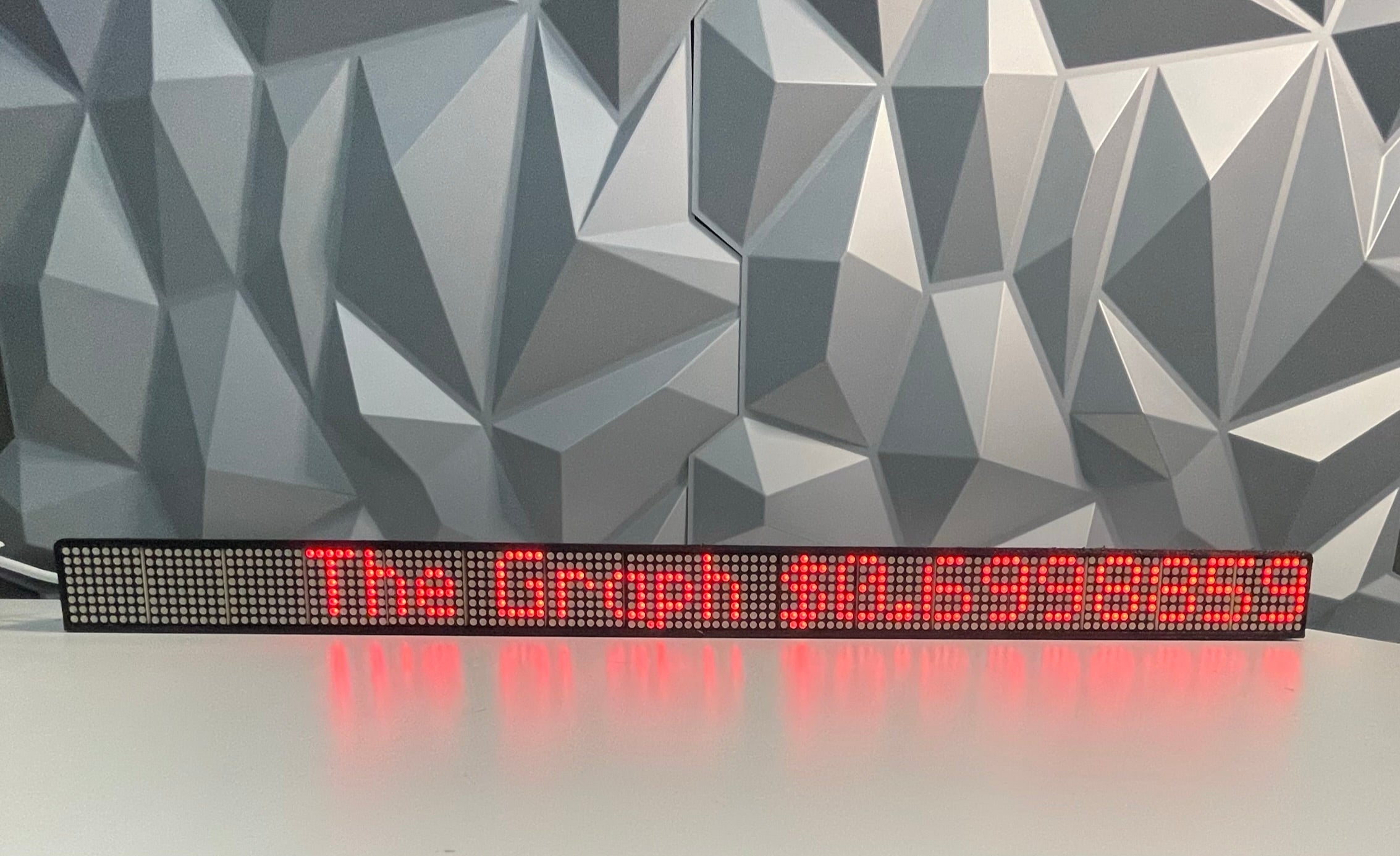 20” Crypto Coin Price Ticker Matrix Display Wi-Fi - Crypto Coin Display