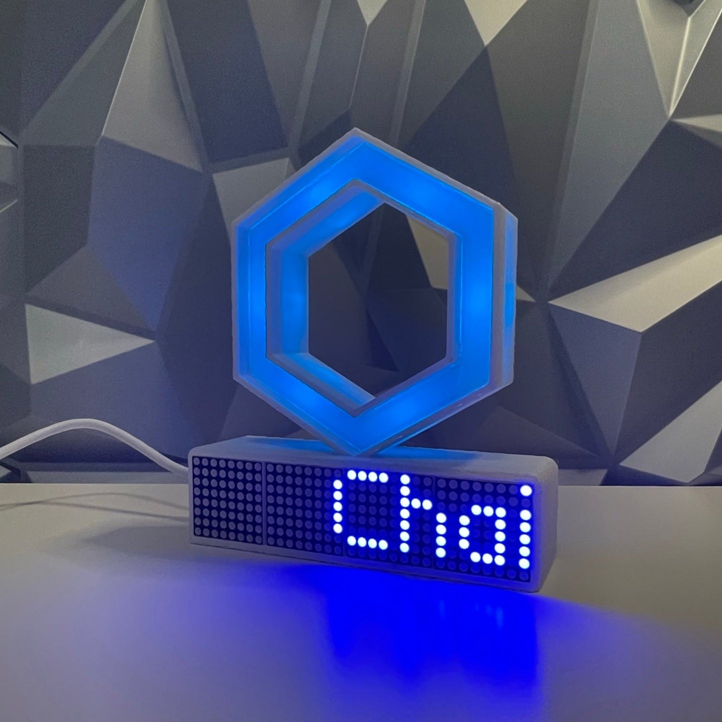 Chainlink logo rgb crypto coin display price ticker