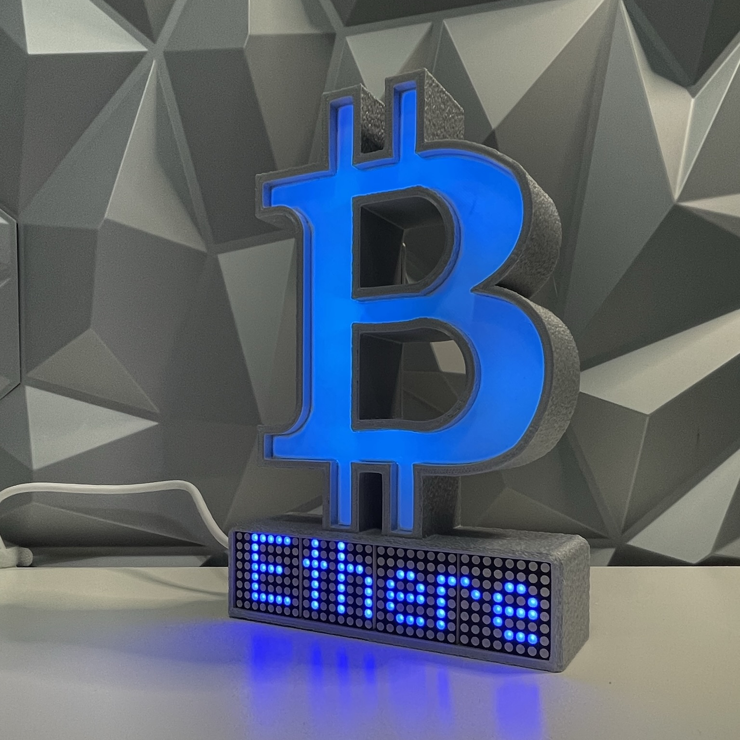Bitcoin Crypto Coin Price Ticker Display - Crypto Coin Display