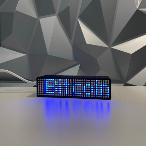 5" Crypto Coin Price Ticker Matrix Display Wi-Fi - Crypto Coin Display