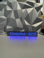 10” Crypto Coin Price Ticker Matrix Display Wi-Fi - Crypto Coin Display