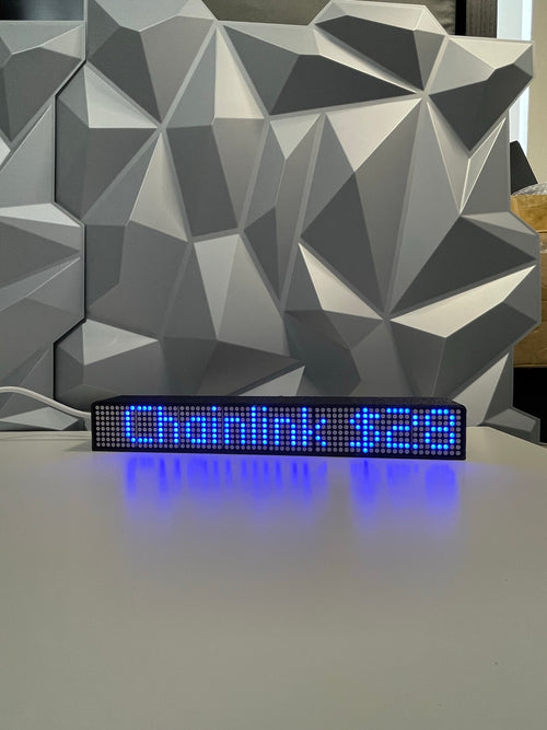 10” Crypto Coin Price Ticker Matrix Display Wi-Fi - Crypto Coin Display