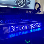 10” Crypto Coin Price Ticker Matrix Display Wi-Fi - Crypto Coin Display
