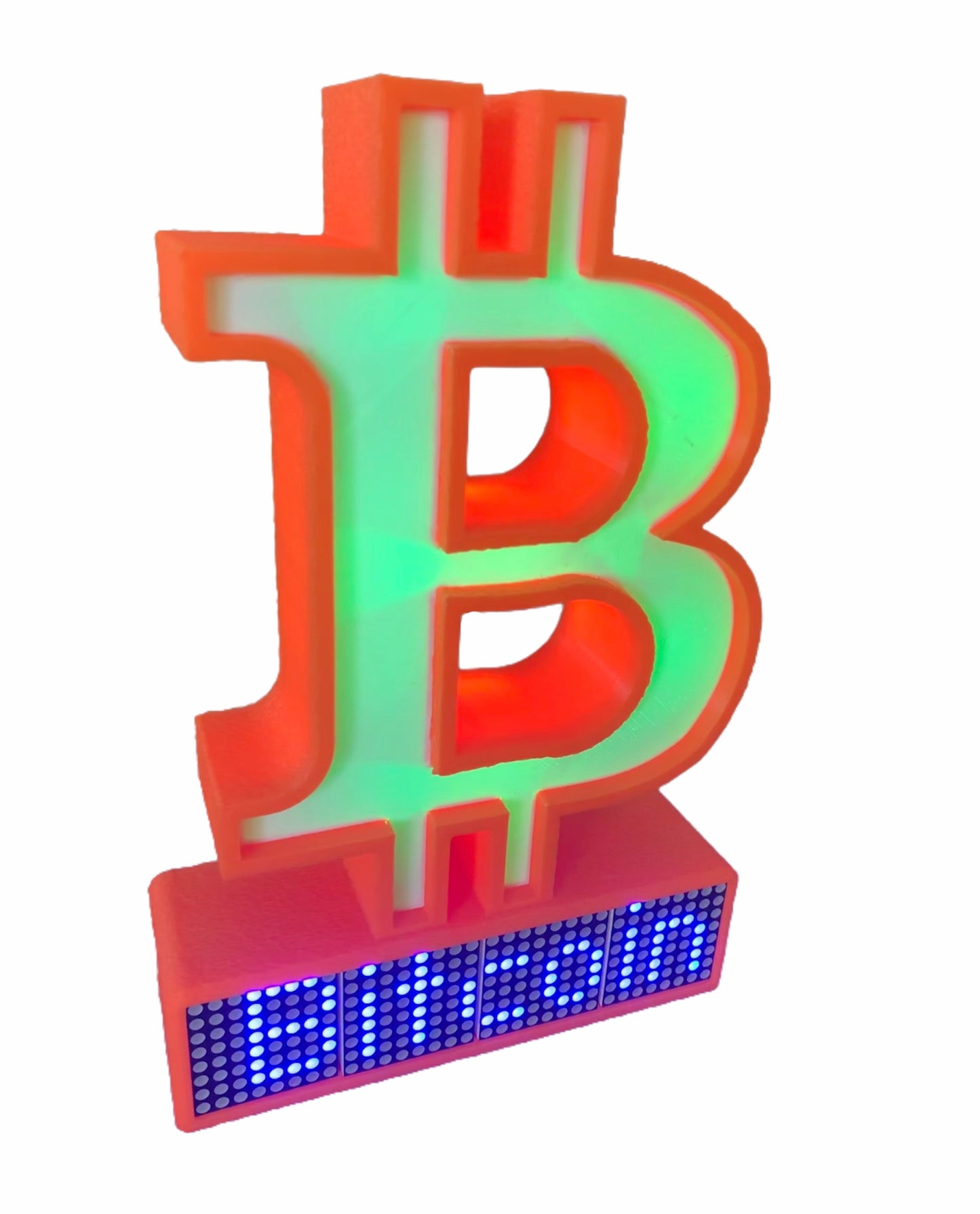 Bitcoin Crypto Coin Price Ticker Display - Crypto Coin Display