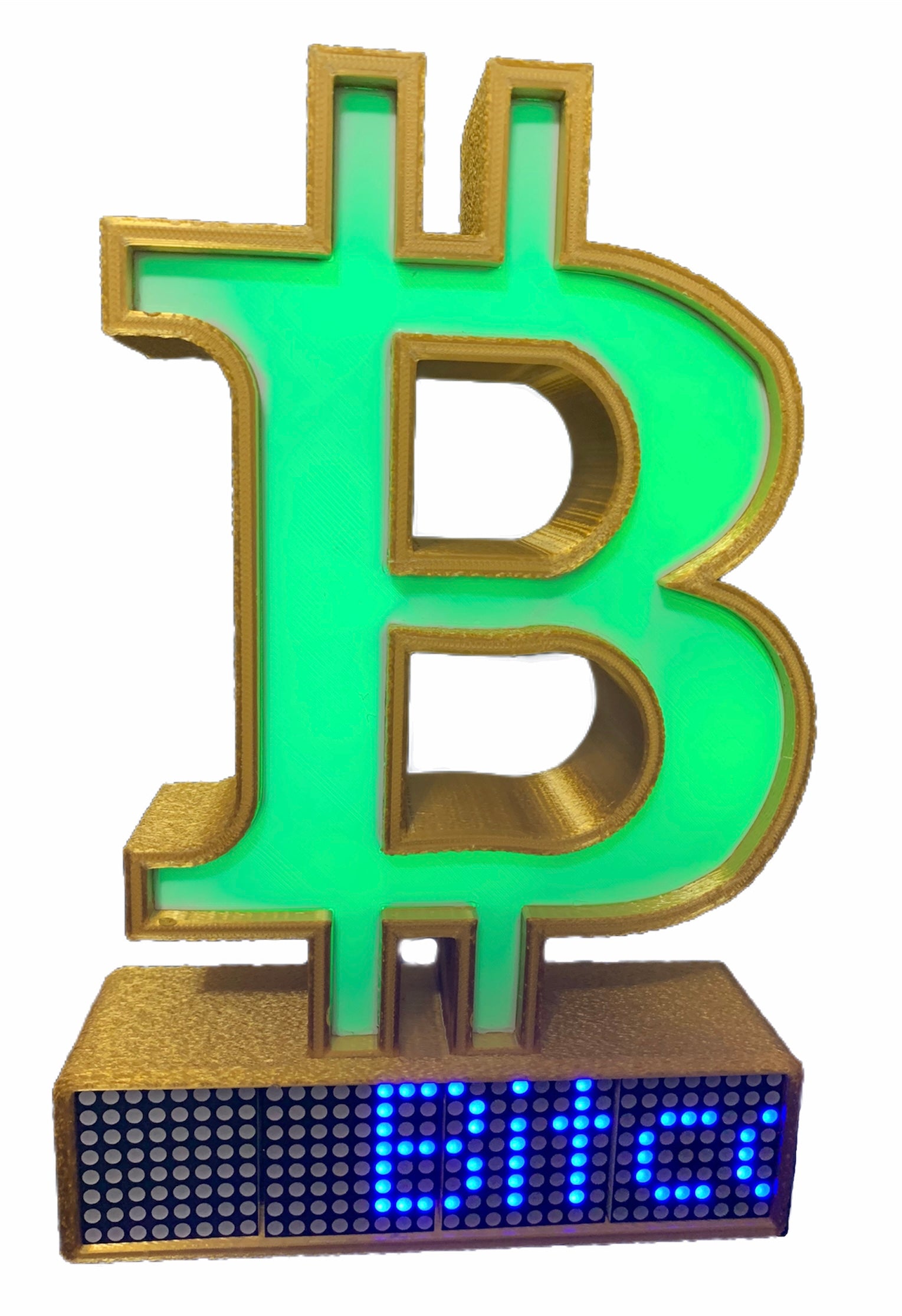 Bitcoin Crypto Coin Price Ticker Display - Crypto Coin Display