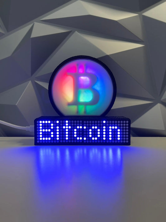 Crypto Logo RGB Price Ticker Display - Crypto Coin Display