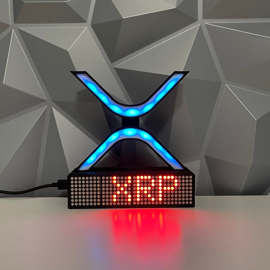 XRP Crypto Coin Price Ticker Display - Crypto Coin Display