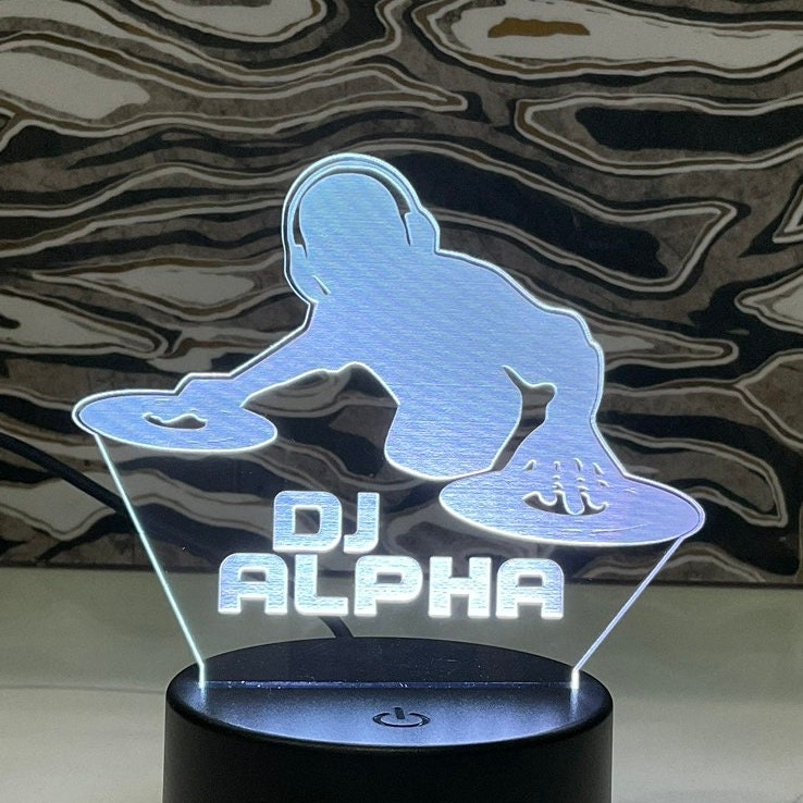 DJ Bar Home Deco Customizable Acrylic Sign - Crypto Coin Display