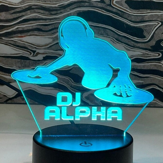 DJ Bar Home Deco Customizable Acrylic Sign - Crypto Coin Display