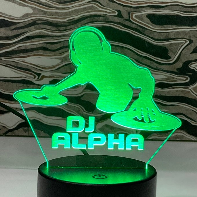 DJ Bar Home Deco Customizable Acrylic Sign - Crypto Coin Display