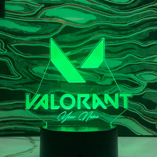 Valorant Custom Gamer Tag Home Decor Sign - Crypto Coin Display