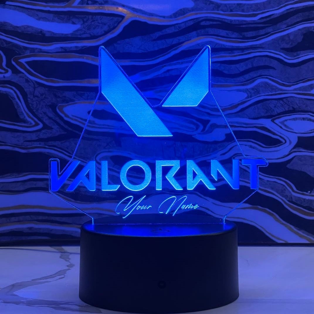 Valorant Custom Gamer Tag Home Decor Sign - Crypto Coin Display