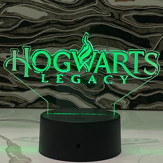 Hogwarts Legacy Custom Room Home Decor Sign | Gaming Sign | Gaming Room Decor | Gaming Desk Accessories | Kids Gaming Night Light - Crypto Coin Display