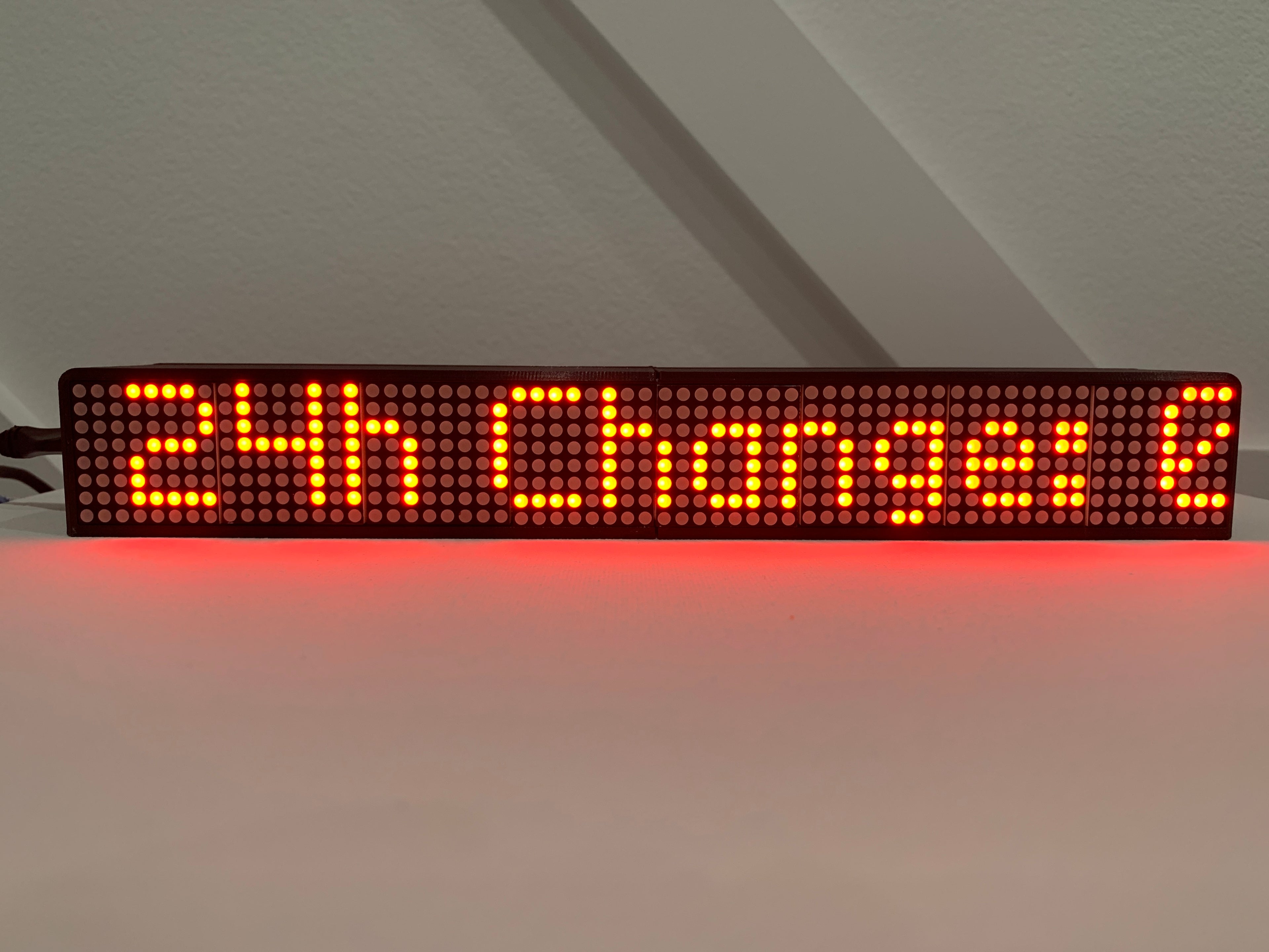 10” Crypto Coin Price Ticker Matrix Display Wi-Fi - Cryptocoindisplay