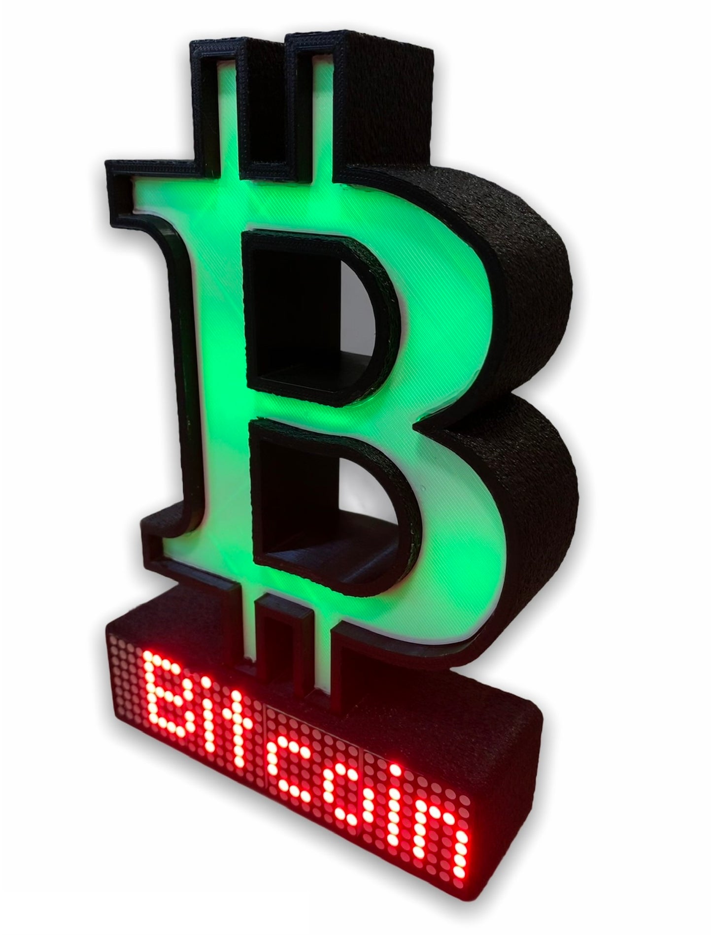 Bitcoin Crypto Coin Price Ticker Display - Crypto Coin Display